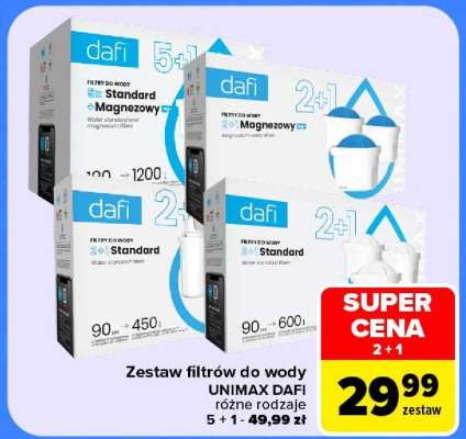 Zestaw filtrów do wody UNIMAX DAFI