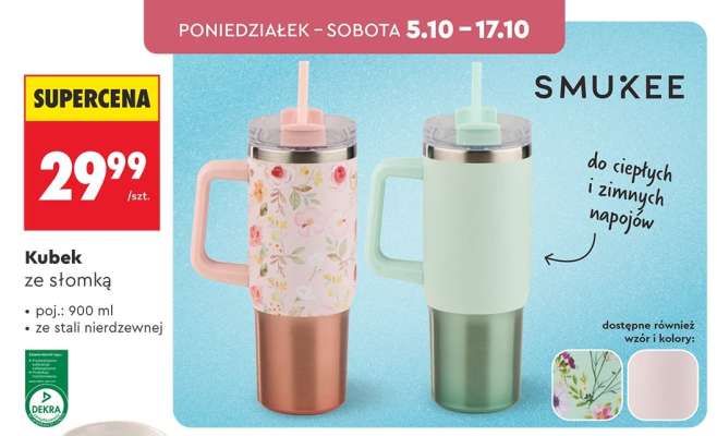 Kubek ze słomką