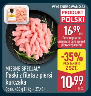 Paski z fileta z piersi kurczaka