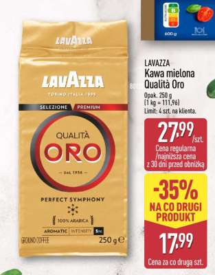 LAVAZZA Kawa mielona Qualità Oro