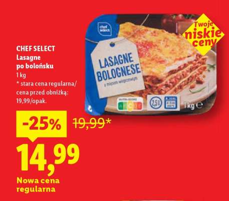 CHEF SELECT Lasagne po bolońsku