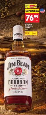 WHISKEY JIM BEAM WHITE