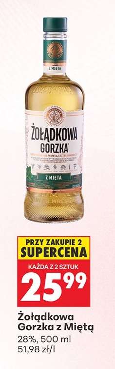 ŻOŁĄDKOWA GORZKA Z MIĘTĄ