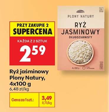 Ryż jaśminowy Plony Natury 4x100 g