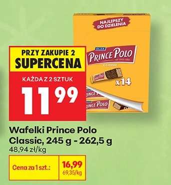 Wafelki Prince Polo Classic, 245 g/262,5 g
