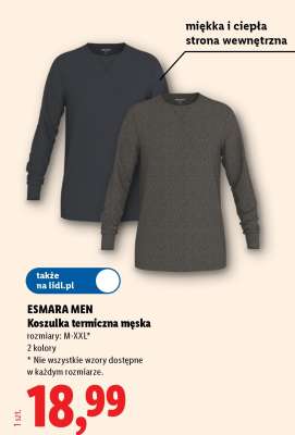ESMARA MEN Koszulka termiczna męska