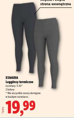 ESMARA Legginsy termiczne