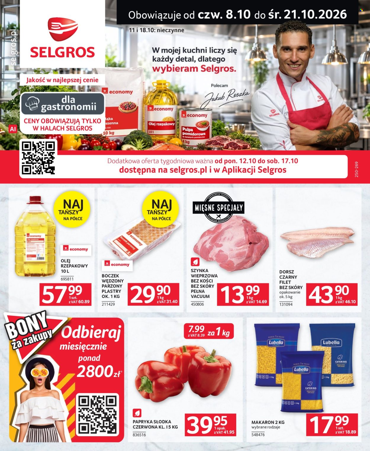 Gazetka Selgros - 8.10.2026. - 21.10.2026.. Strona 1