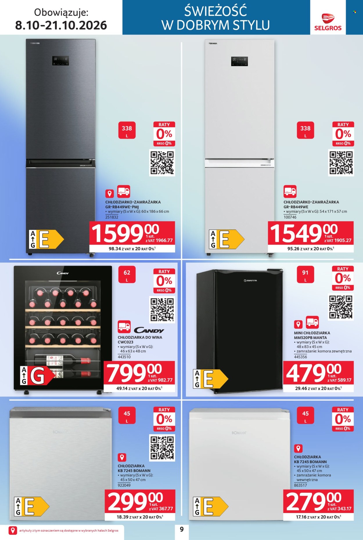 Gazetka Selgros - 8.10.2026. - 21.10.2026.. Strona 9