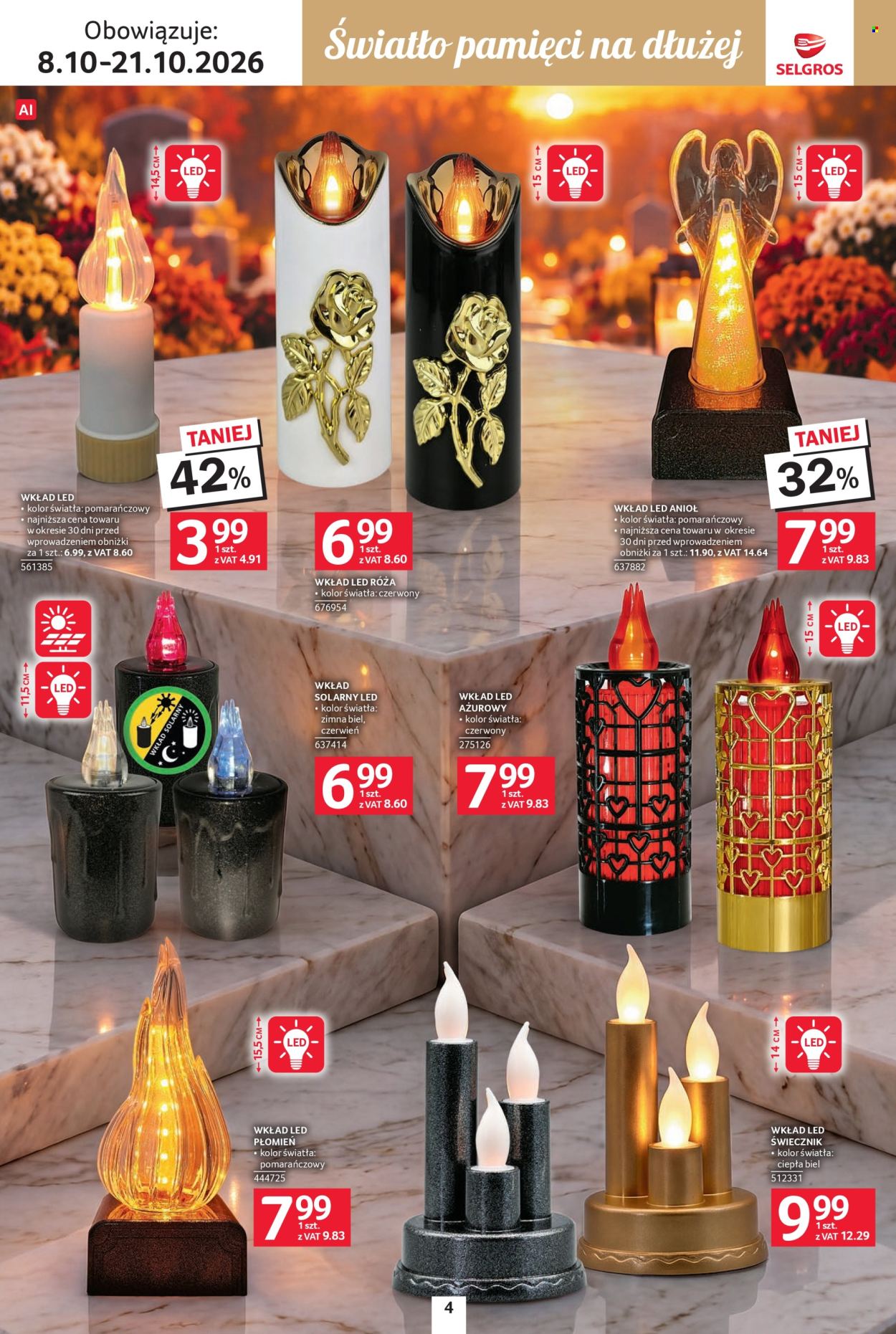 Gazetka Selgros - 8.10.2026. - 21.10.2026.. Strona 4