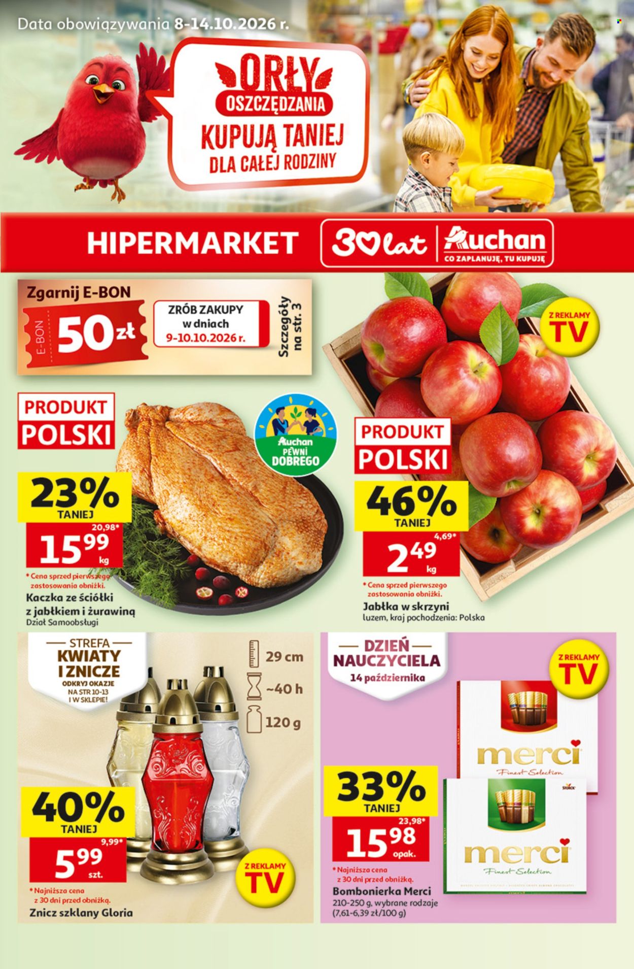 Gazetka Auchan - 8.10.2026. - 14.10.2026.. Strona 1