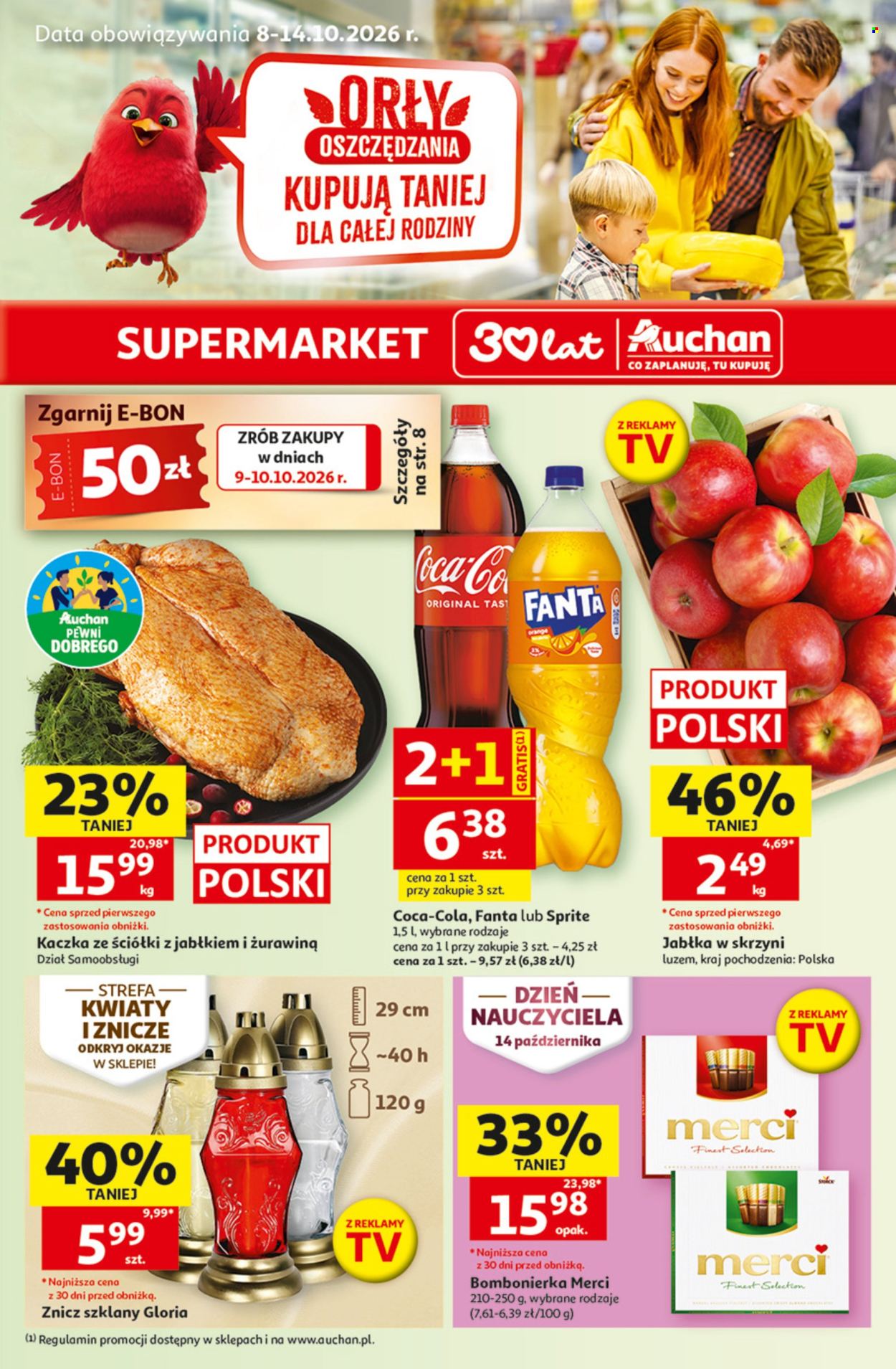 Gazetka Auchan - 8.10.2026. - 14.10.2026.. Strona 1