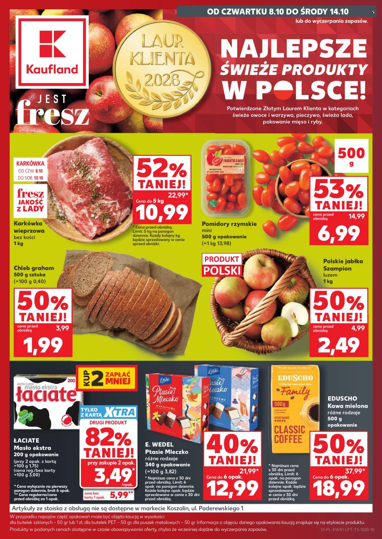 Gazetka Kaufland - 8.10.2026. - 14.10.2026.. Strona 1