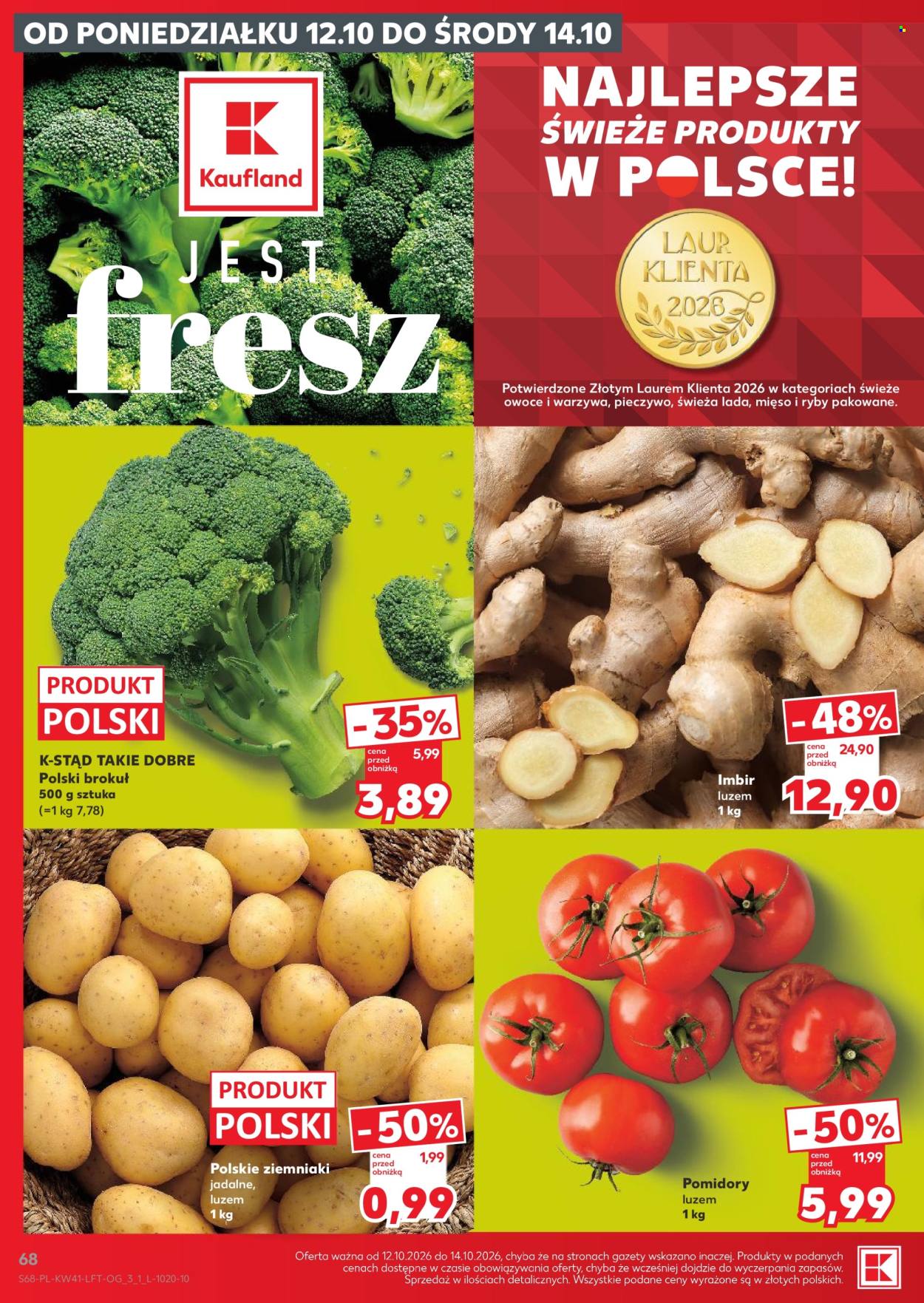Gazetka Kaufland - 8.10.2026. - 14.10.2026.. Strona 68