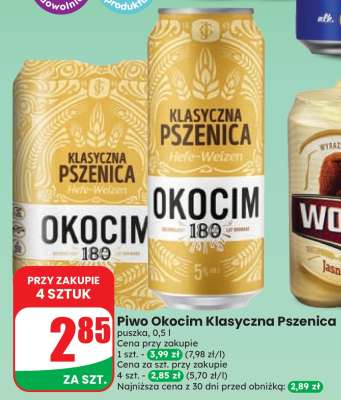 Piwo Okocim Klasyczna Pszenica