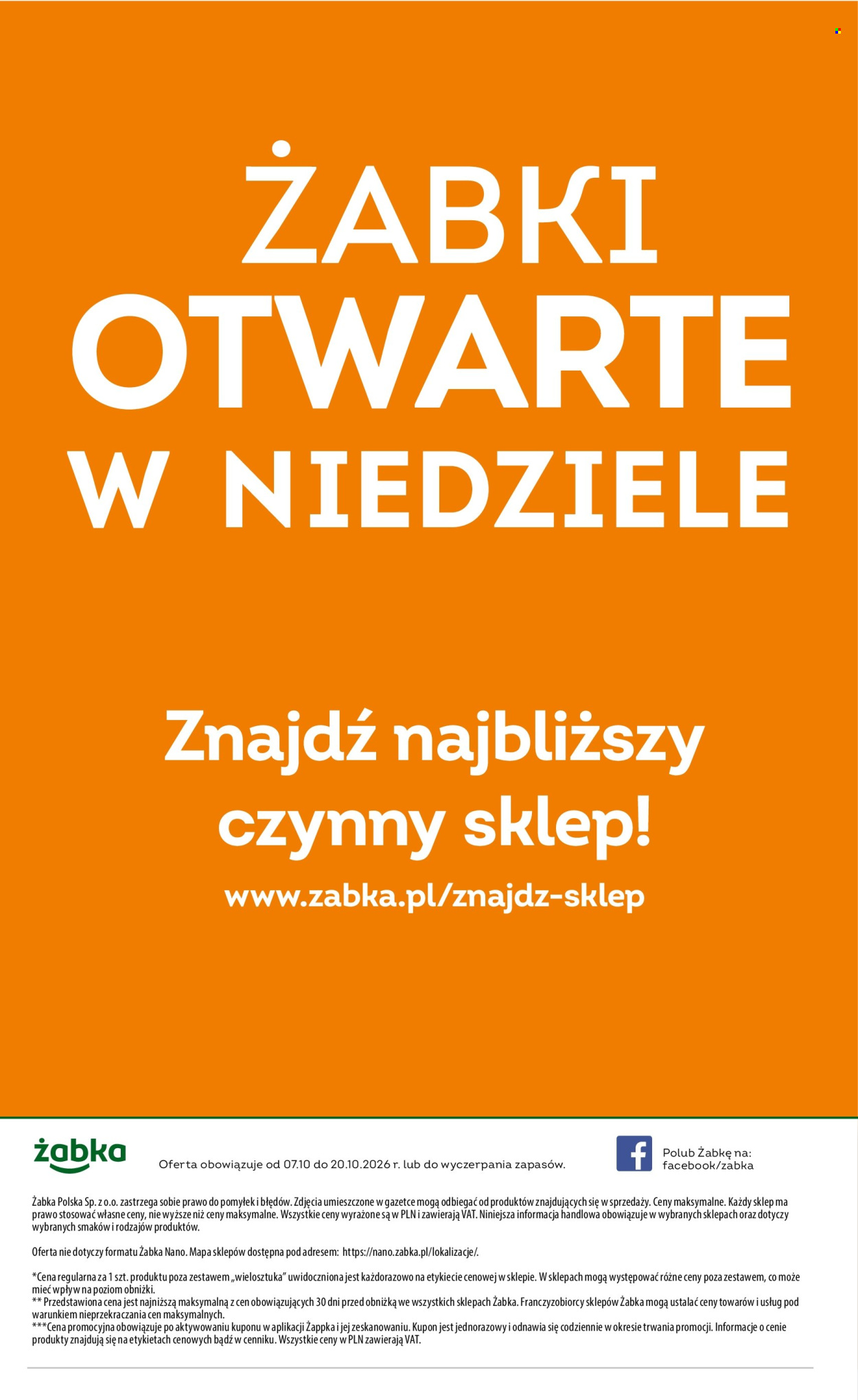 Gazetka Żabka - 7.10.2026. - 20.10.2026.. Strona 20