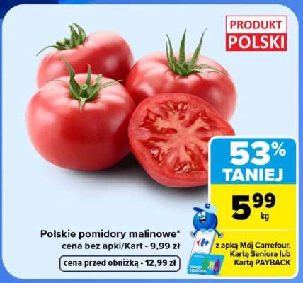 Polskie pomidory malinowe