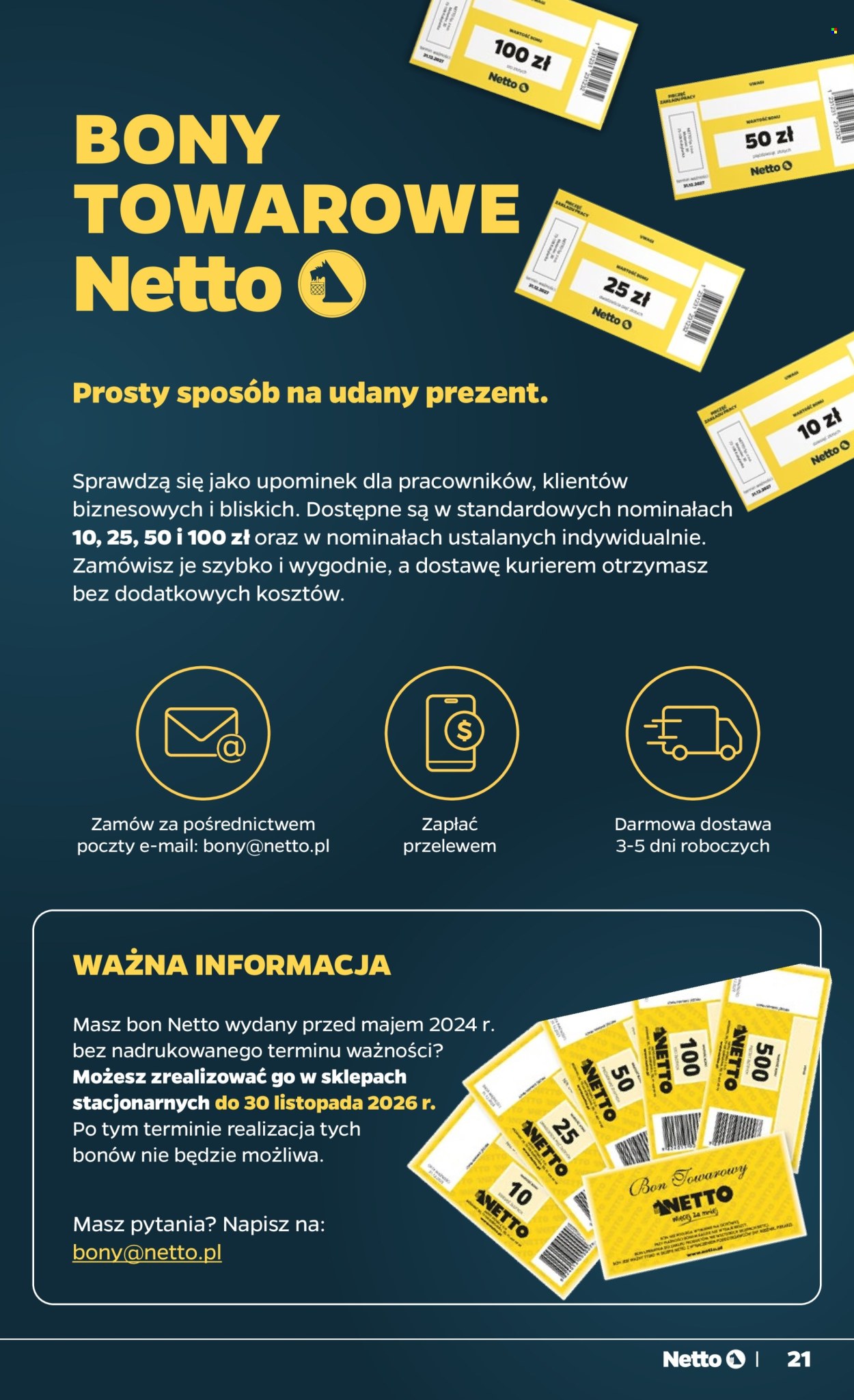 Gazetka Netto - 8.10.2026. - 10.10.2026.. Strona 21