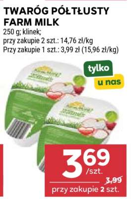Twaróg półtłusty Farm Milk