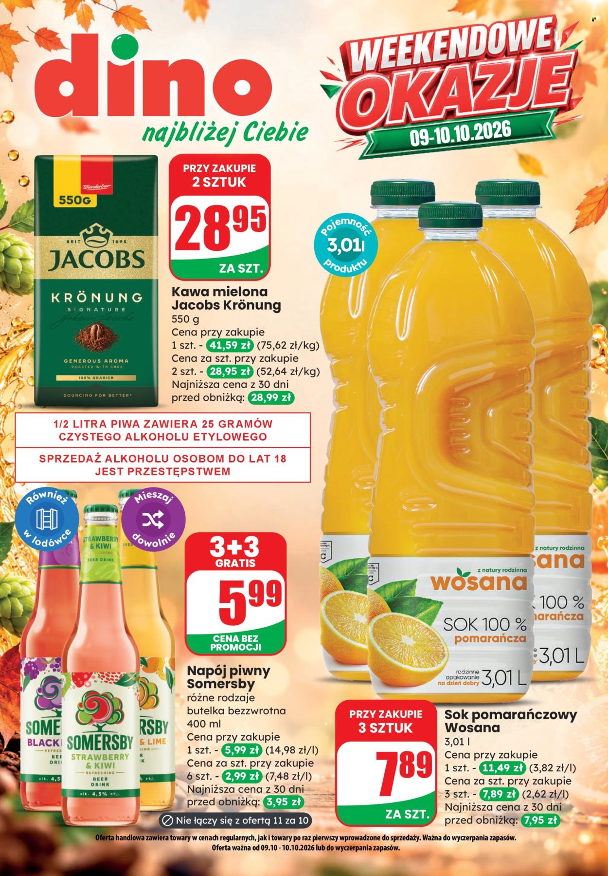 Gazetka Dino - 9.10.2026. - 10.10.2026.. Strona 1