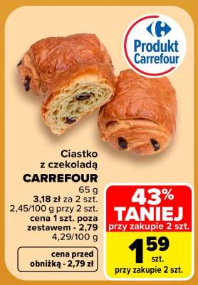 Ciastko z czekolada Carrefour