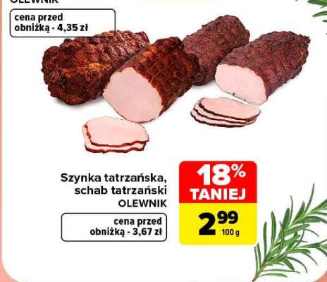 Szynka tatrzańska Schab tatrzański