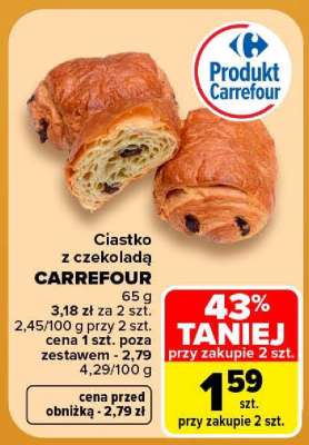 Ciastko z czekolada Carrefour