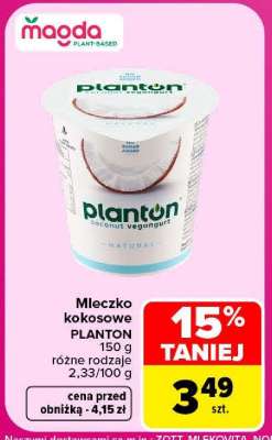 Mleczko kokosowe PLANTON