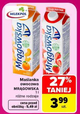 Maślanka owocowa MRĄGOWSKA