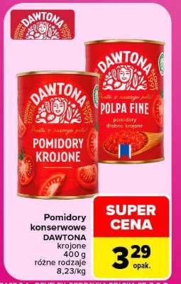 Pomidory konserwowe DAWTONA krojone