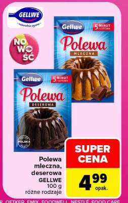 Polewa mleczna, deserowa GELLWE