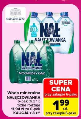 Woda mineralna NAŁĘCZOWIANKA