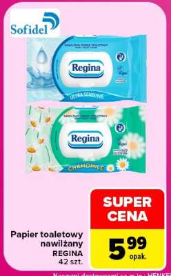 Papier toaletowy nawilżany REGINA