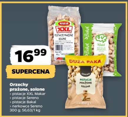 Orzechy prażone, solone