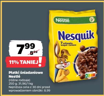 Płatki śniadaniowe NESTLÉ