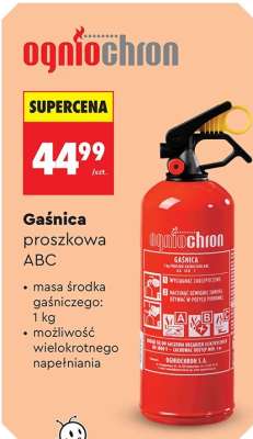 Gaśnica proszkowa ABC