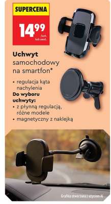 Uchwyt samochodowy na smartfon