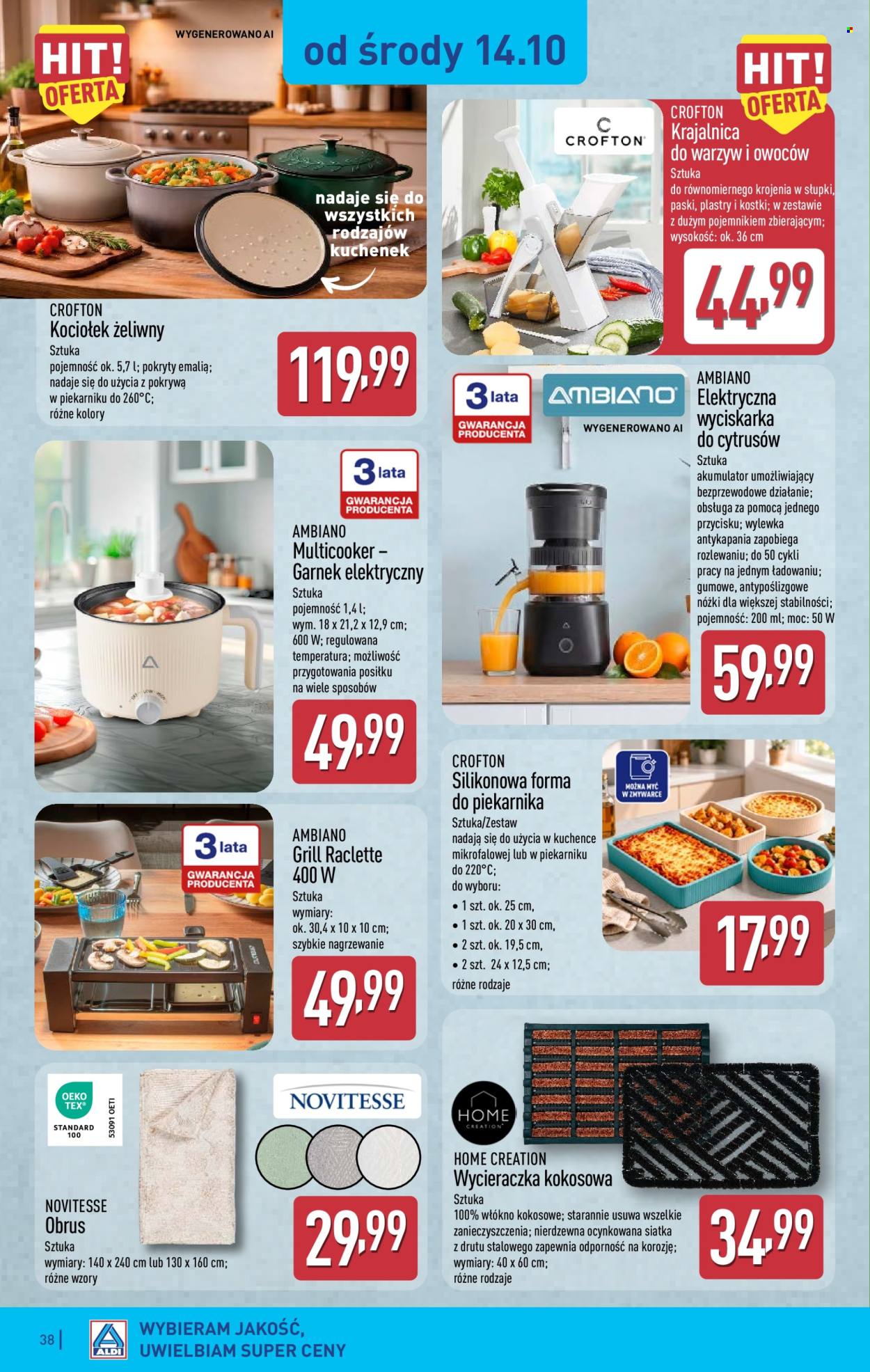 Gazetka ALDI - 12.10.2026. - 17.10.2026.. Strona 38