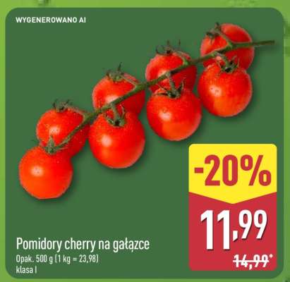 Pomidory cherry na gałązce