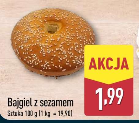Bajgiel z sezamem