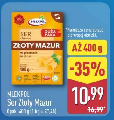 MLEKPOL Ser Złoty Mazur