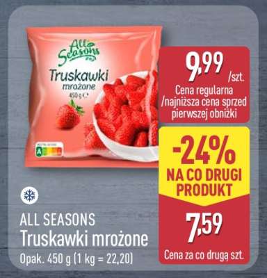 ALL SEASONS Truskawki mrożone