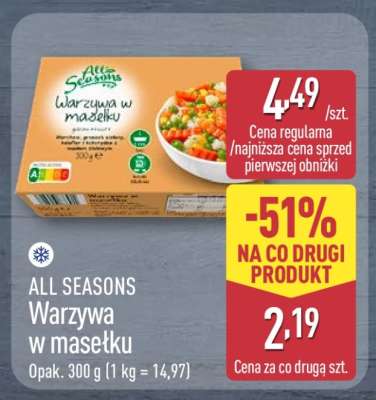 ALL SEASONS Warzywa w masełku