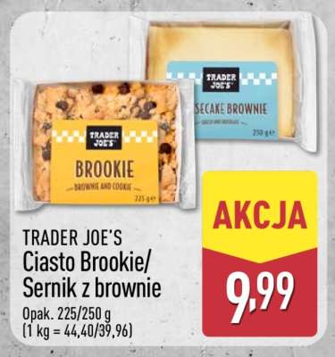 TRADER JOE'S Ciasto Brookie/Sernik z brownie