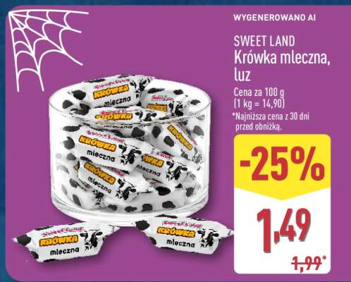 SWEET LAND Krówka mleczna, luz
