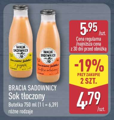 BRACIA SADOWNICY Sok tłoczony