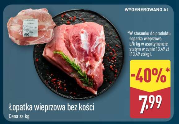 Łopatka wieprzowa bez kości
