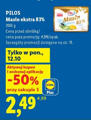 PILOS Masło ekstra 83%