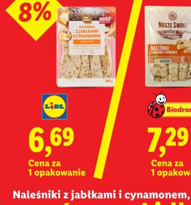 Naleśniki z jabłkami i cynamonem