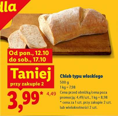 Chleb typu włoskiego